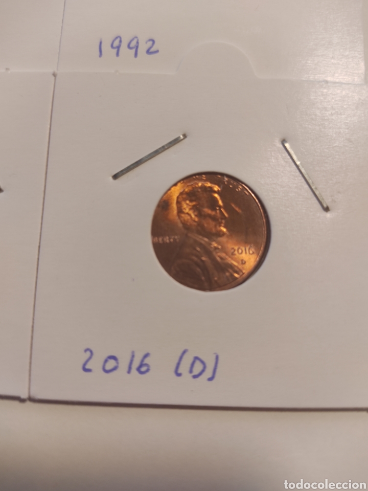 Monedas antiguas de Am&eacute;rica: USA coin one cent 2016 (D) - Foto 1