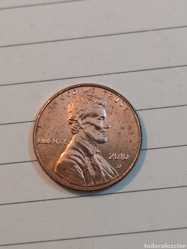 Monedas antiguas de Am&eacute;rica: EEUU 2010 D 1 cent - Foto 1