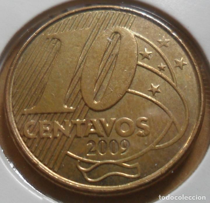 Monedas antiguas de Am&eacute;rica: BRASIL - 10 CENTAVOS - 2009 - Foto 2
