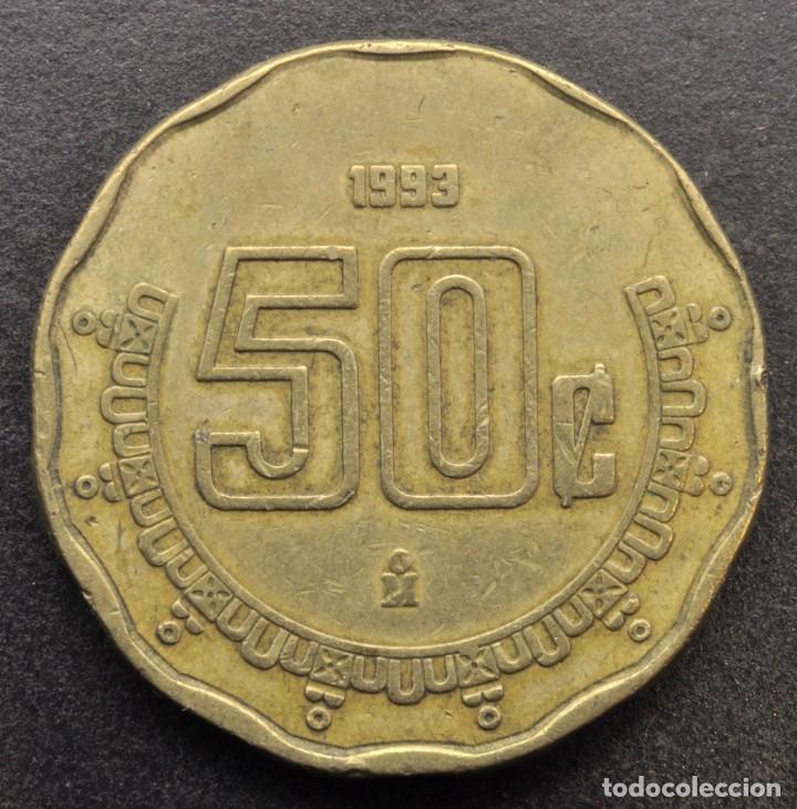 Monedas antiguas de Am&eacute;rica: M&eacute;xico, 50 centavos 1993 - Foto 1