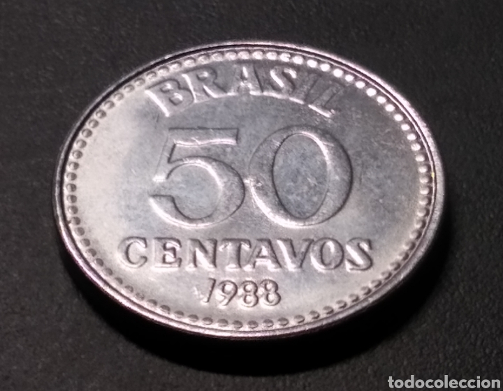 Monedas antiguas de Am&eacute;rica: MONEDA - BRASIL 50 CENTAVOS 1988 - Foto 3