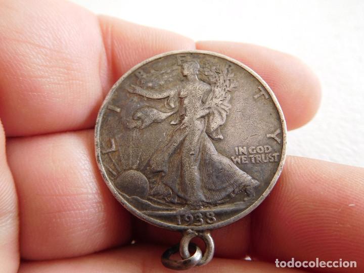 Monedas antiguas de América: Half dollar de plata 1/2 año 1938 - Foto 4 - 304088663