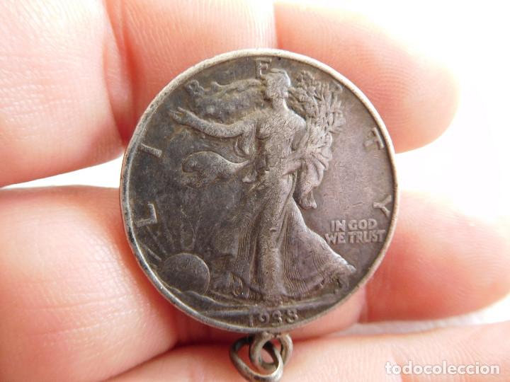 Monedas antiguas de América: Half dollar de plata 1/2 año 1938 - Foto 5 - 304088663