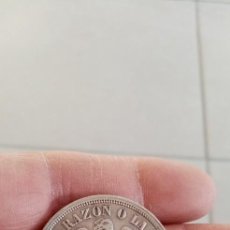 Monedas antiguas de América: MONEDA DE UN PESO CHILE 1884 PLATA