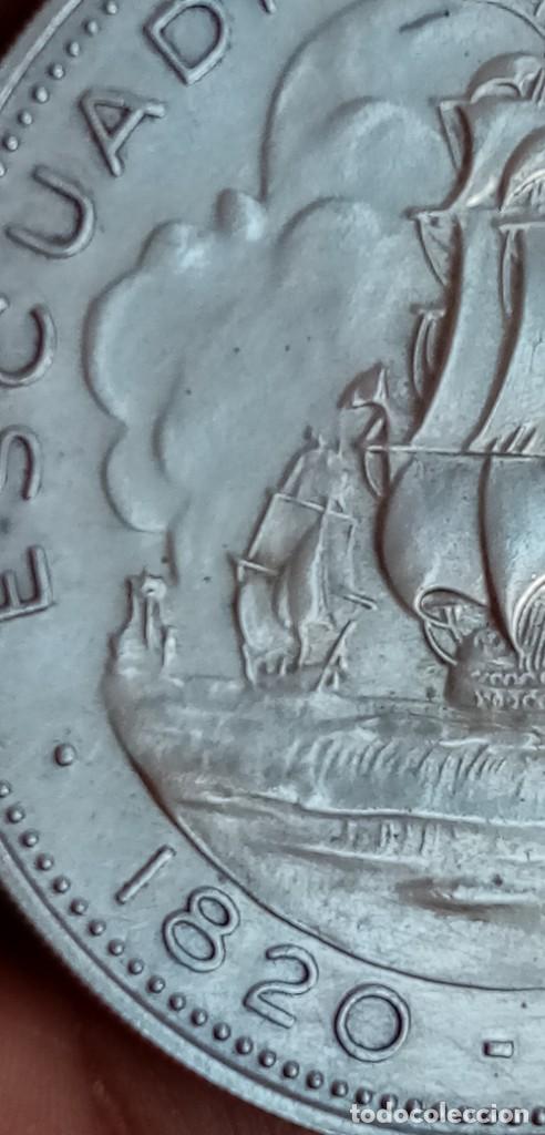 Monedas antiguas de Am&eacute;rica: Moneda 10 pesos chile de plata - Foto 8