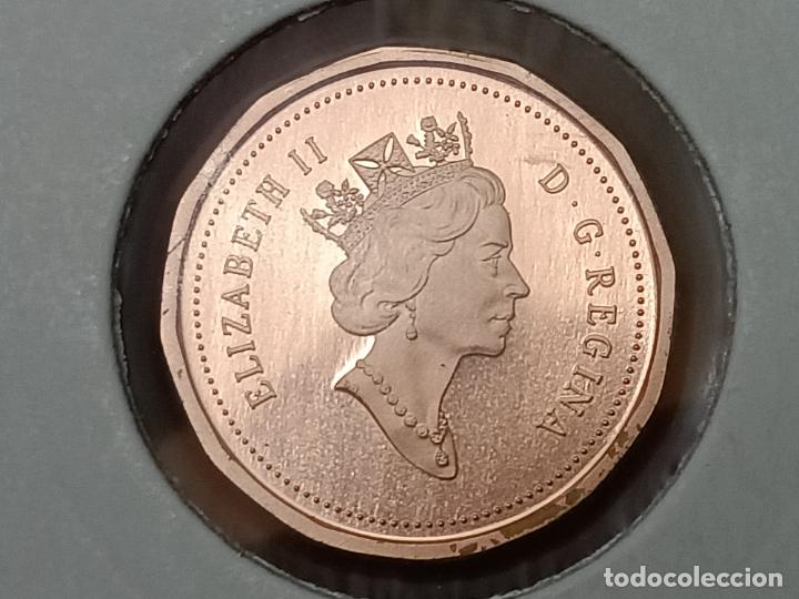 Monedas antiguas de Am&eacute;rica: Canada 1 c&eacute;ntimo 1995, centavo, prueba, proof, 22452 - Foto 4