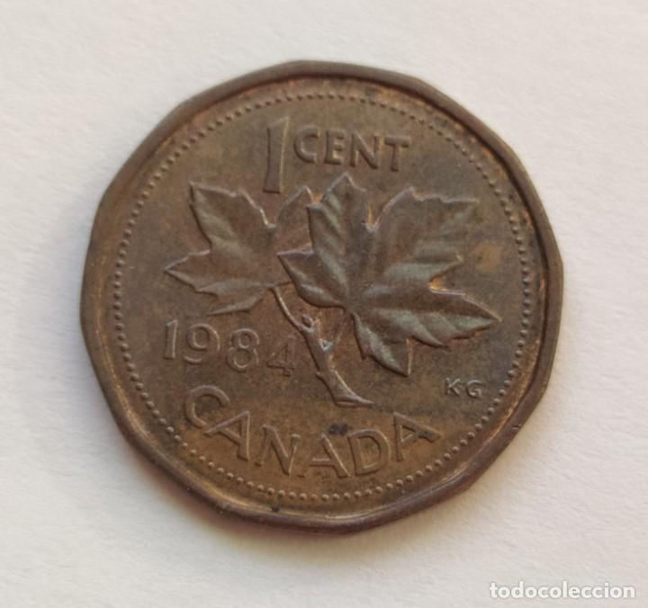 Monedas antiguas de Am&eacute;rica: ## Canada 1 Centavo 1984 ## - Foto 1