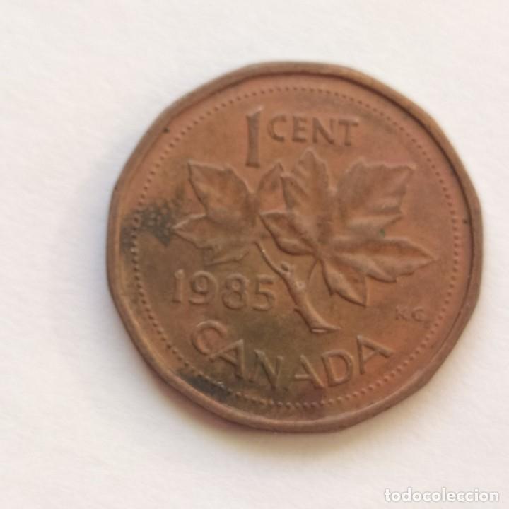 Monedas antiguas de Am&eacute;rica: ## Canada 1 Centavo 1985 ## - Foto 2
