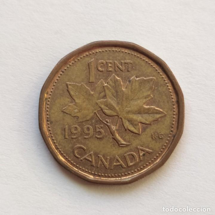 Monedas antiguas de Am&eacute;rica: ## Canada 1 Centavo 1995 ## - Foto 1