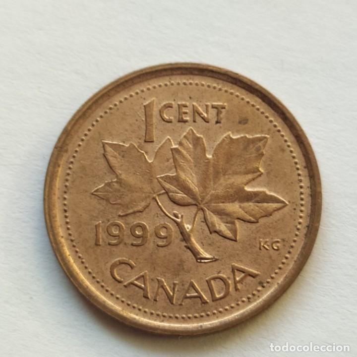 Monedas antiguas de Am&eacute;rica: ## Canada 1 Centavo 1999 ## - Foto 1