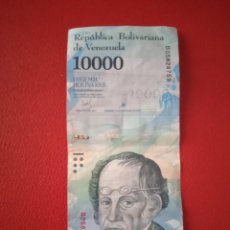 Monedas antiguas de América: BILLETE VENEZUELA 10.000 BOLÍVARES AÑO 2017..