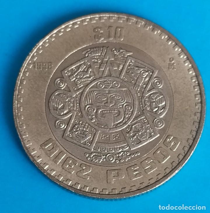 Monedas antiguas de Am&eacute;rica: MONEDA MEXICO 10 PESOS 1998 - Foto 2