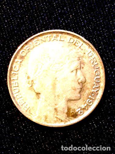 Monedas antiguas de Am&eacute;rica: 20 centesimos uruguay 1942 - Foto 1