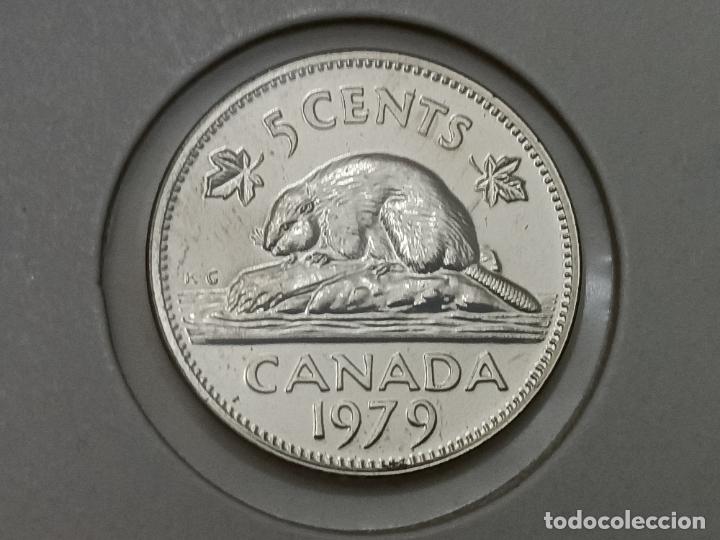 Monedas antiguas de Am&eacute;rica: Canada 5 c&eacute;ntimos 1979, centavos, 26293 - Foto 1