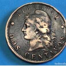 Monedas antiguas de América: MONEDA 2 CENTAVOS. ARGENTINA. AÑO 1894. Lote 308097268