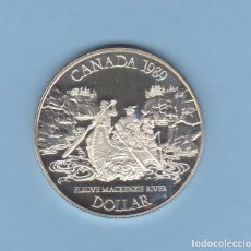 Monedas antiguas de América: MONEDAS EXTRANJERAS - CANADA 1 DOLLAR 1989 - RÍO MACKENZIE - KM-168 (PROOF). Lote 308693938