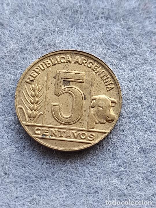 Monedas antiguas de Am&eacute;rica: Argentina. 5 Centavos. A&ntilde;o 1950. - Foto 1