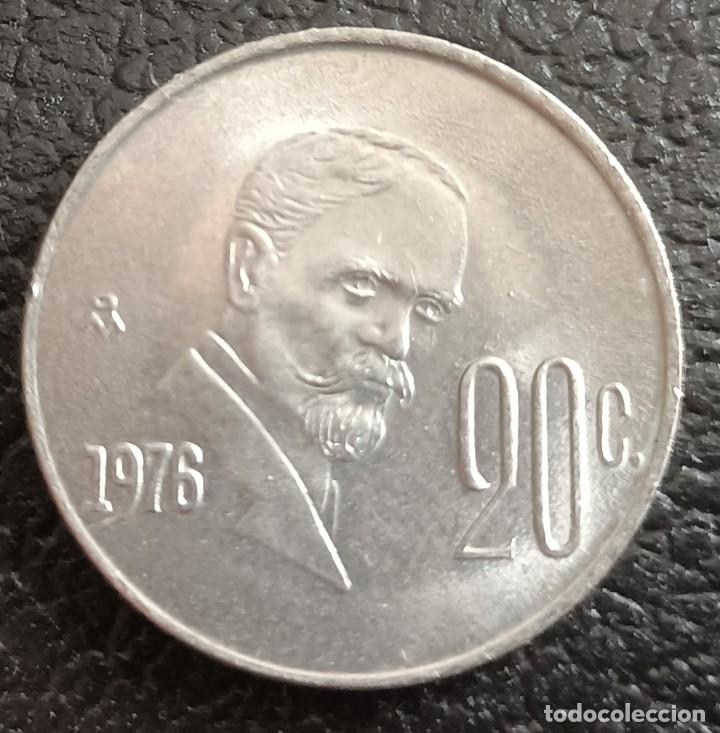 Monedas antiguas de Am&eacute;rica: 20 centavos 1976 - M&eacute;jico - Foto 1