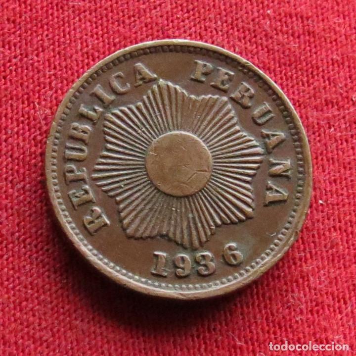 Monedas antiguas de Am&eacute;rica: Peru 1 centavo 1936 - Foto 2