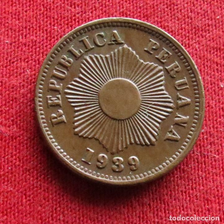 Monedas antiguas de Am&eacute;rica: Peru 1 centavo 1939 - Foto 2