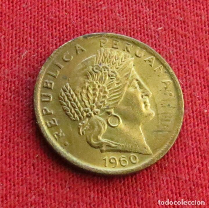 Monedas antiguas de Am&eacute;rica: Peru 5 centavos 1960 - Foto 2