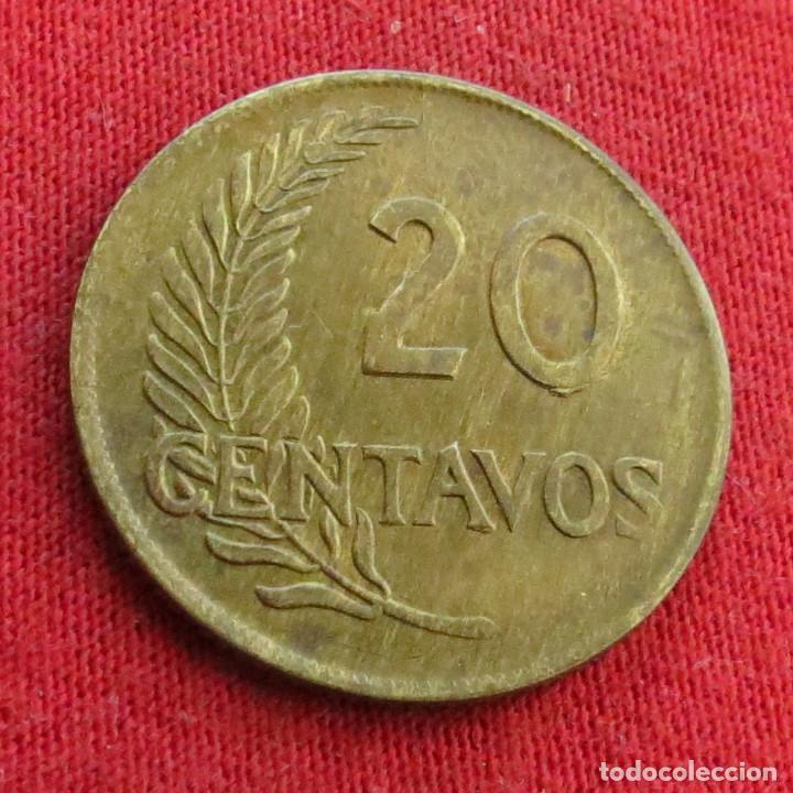 Monedas antiguas de Am&eacute;rica: Peru 20 centavos 1964 - Foto 1