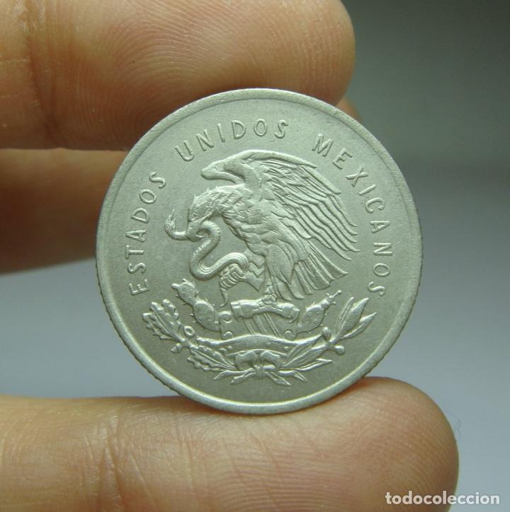 Monedas antiguas de Am&eacute;rica: 25 C&eacute;ntimos. Plata. M&eacute;xico - 1952 - Foto 2