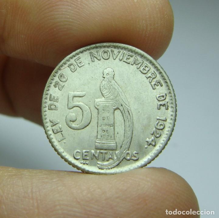 Monedas antiguas de Am&eacute;rica: 5 Centavos. Plata. Guatemala - 1943 - Foto 1