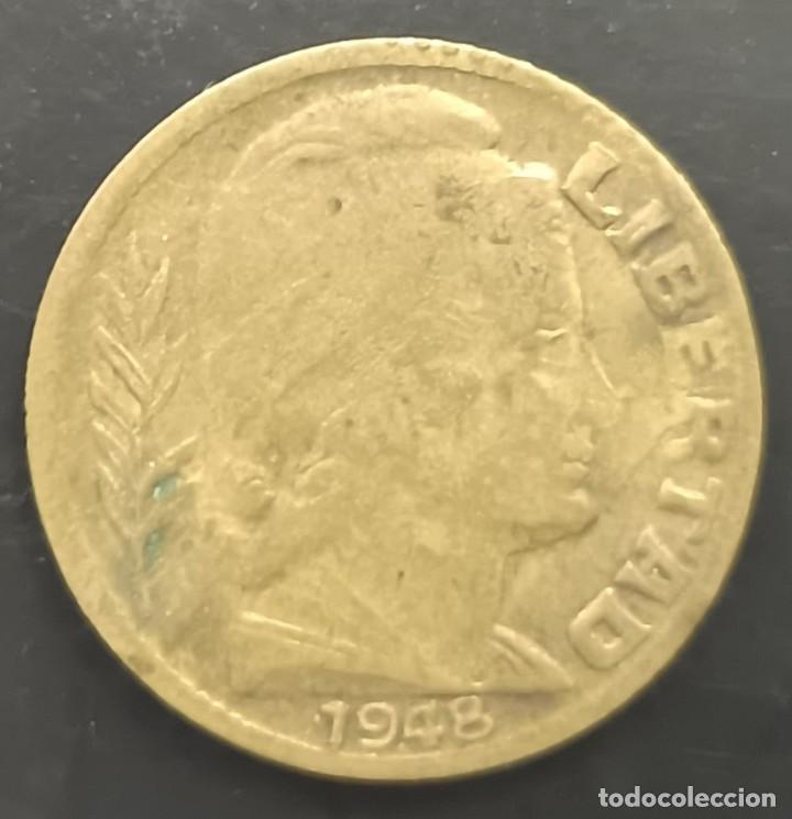 Monedas antiguas de Am&eacute;rica: 5 centavos 1948 - Argentina - Foto 1
