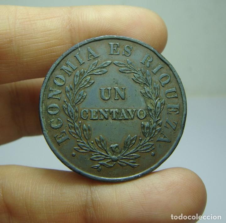 Monedas antiguas de Am&eacute;rica: 1 Centavo. Chile - 1851 - Foto 2
