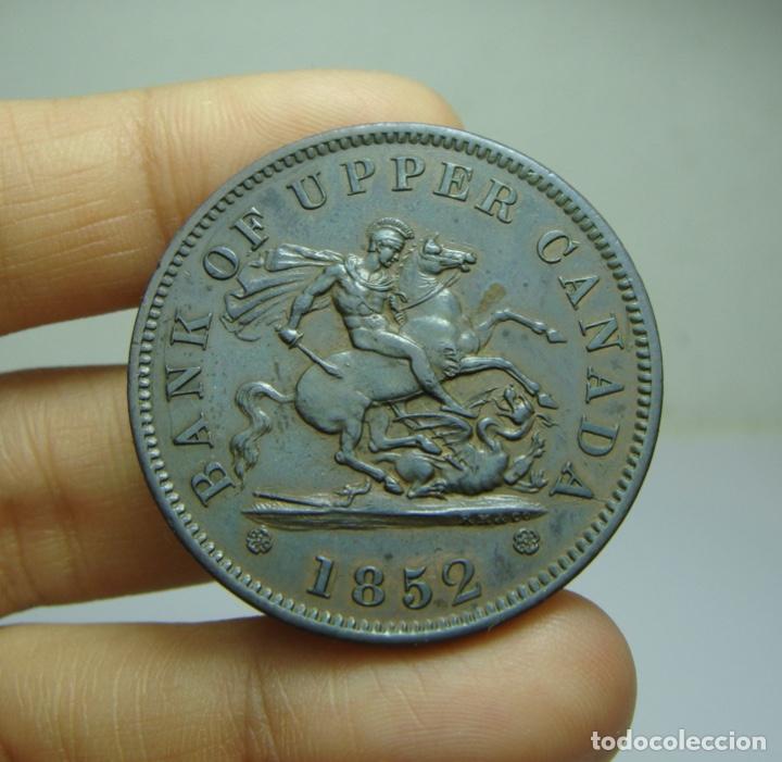 Monedas antiguas de Am&eacute;rica: 1 Penny. Canad&aacute; - 1852 - Foto 1