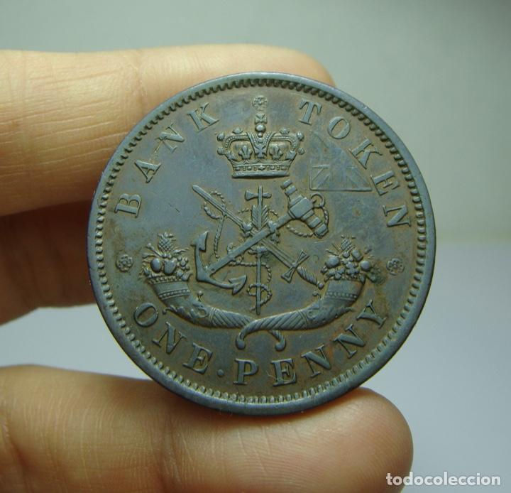 Monedas antiguas de Am&eacute;rica: 1 Penny. Canad&aacute; - 1852 - Foto 2