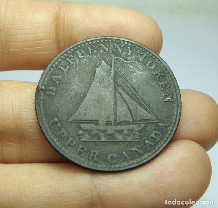 Monedas antiguas de Am&eacute;rica: 1/2 Penny. Canad&aacute; - 1820 - Foto 1