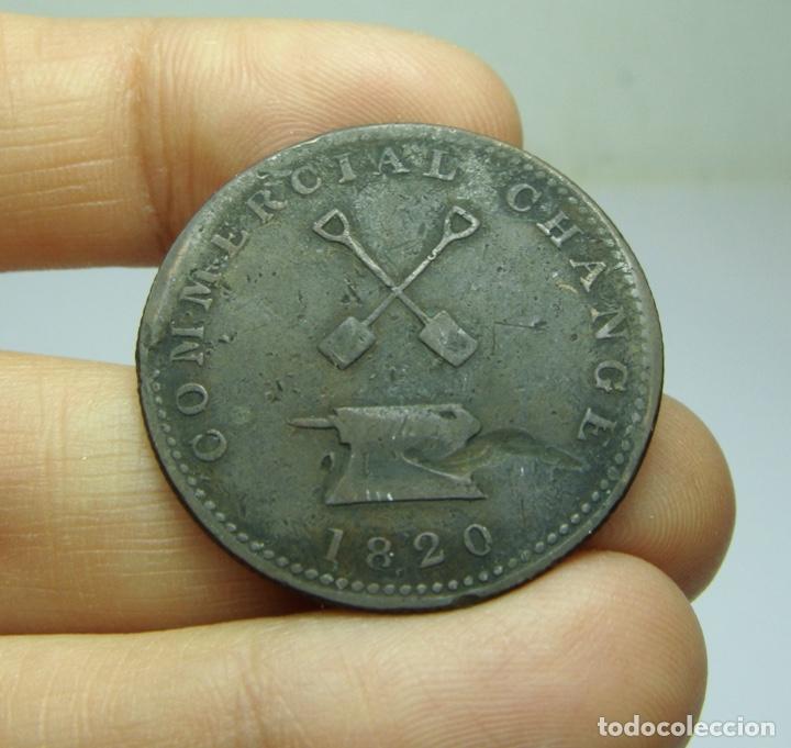 Monedas antiguas de Am&eacute;rica: 1/2 Penny. Canad&aacute; - 1820 - Foto 2