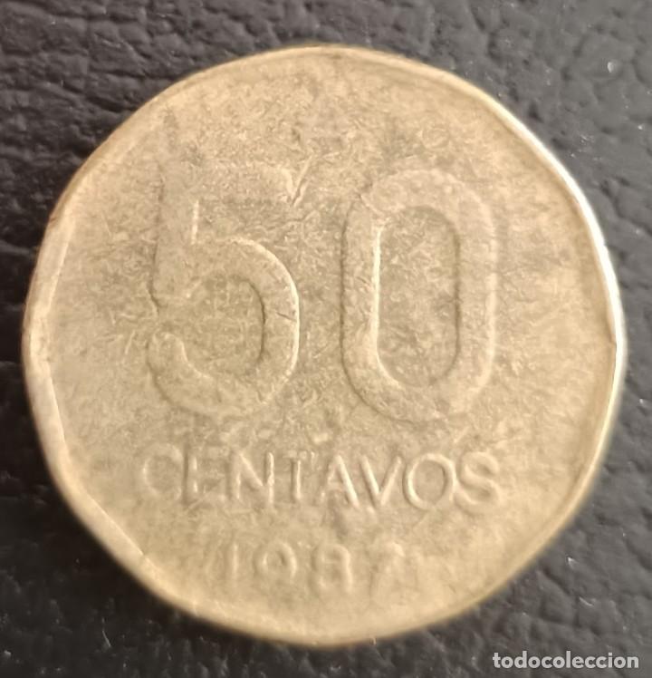 Monedas antiguas de Am&eacute;rica: 50 centavos 1987 - Argentina - Foto 1