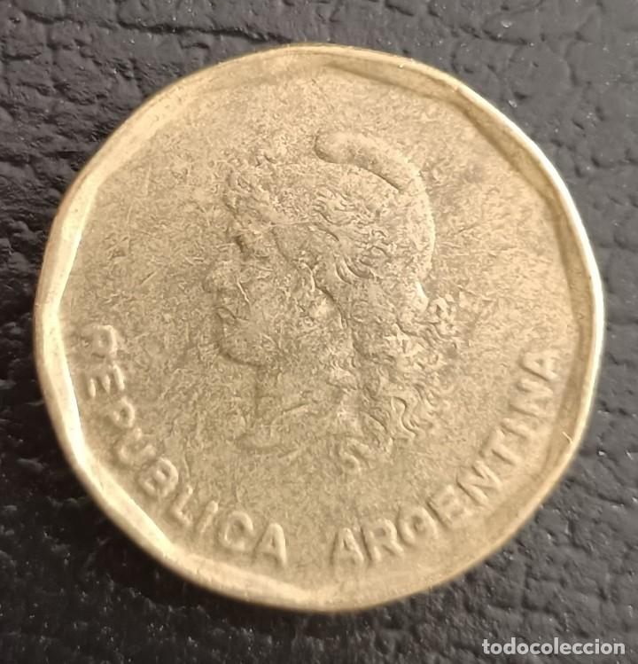 Monedas antiguas de Am&eacute;rica: 50 centavos 1987 - Argentina - Foto 2
