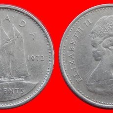 Monedas antiguas de América: 10 CENTAVOS 1972 CANADA-69550