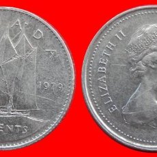 Monedas antiguas de América: 10 CENTAVOS 1979 CANADA-69552