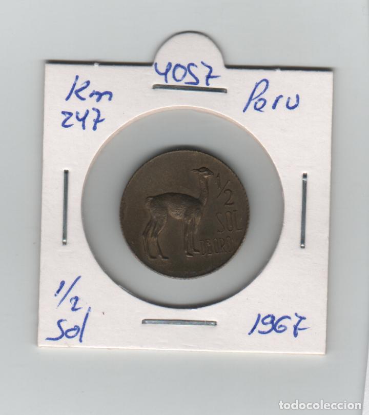 Monedas antiguas de Am&eacute;rica: MONEDA PERU 1/2 SOL 1967 - Foto 1