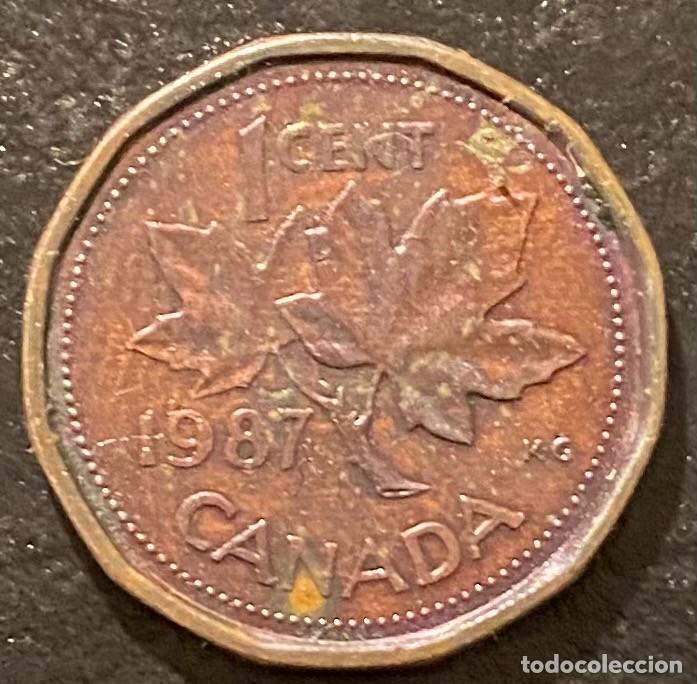 Monedas antiguas de Am&eacute;rica: CANADA 1 CENTAVO 1987 - Foto 2