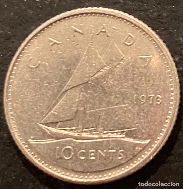 Monedas antiguas de Am&eacute;rica: CANADA 10 CENTAVOS 1973 - Foto 2