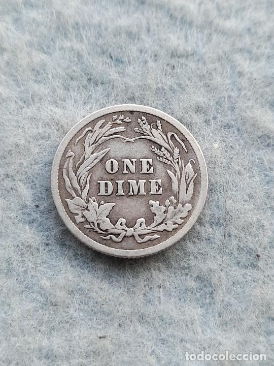 Monedas antiguas de Am&eacute;rica: USA. 1 Dime. A&ntilde;o 1908. Plata - Foto 2