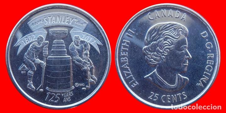 Monedas antiguas de Am&eacute;rica: 25 CENTAVOS 2017 COPA STANLEY SIN CIRCULAR CANADA-4776SC - Foto 1