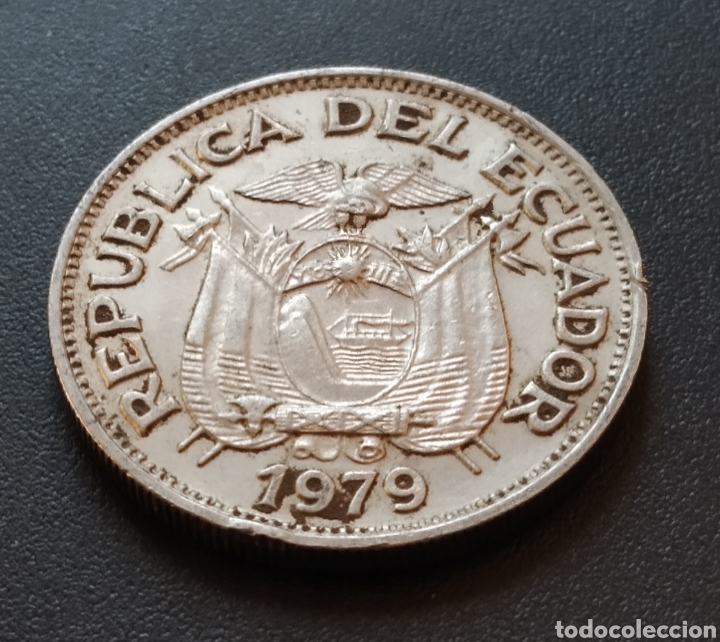 Monedas antiguas de Am&eacute;rica: MONEDA - ECUADOR 50 CENTAVOS 1979 - Foto 4