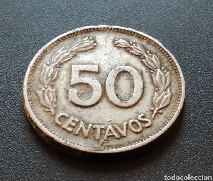 Monedas antiguas de Am&eacute;rica: MONEDA - ECUADOR 50 CENTAVOS 1963 - Foto 3