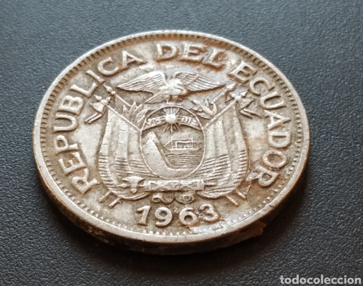 Monedas antiguas de Am&eacute;rica: MONEDA - ECUADOR 50 CENTAVOS 1963 - Foto 4