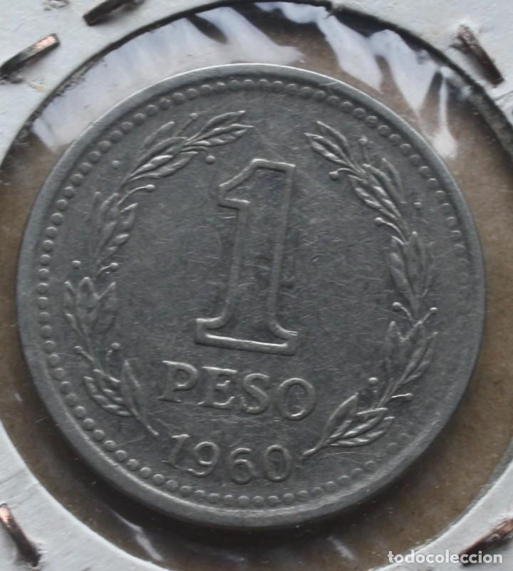 Monedas antiguas de Am&eacute;rica: ARGENTINA - 1 PESO MBC+ - Foto 2