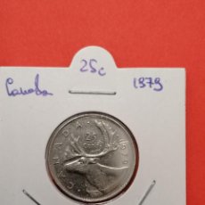 Monedas antiguas de América: MONEDA 25 CÉNTIMOS , CANADÁ, 1979 , MBC+. Lote 313400128