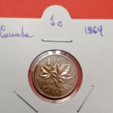 Monedas antiguas de América: MONEDA 1 CÉNTIMO , CANADÁ, 1964 , MBC+. Lote 313401138
