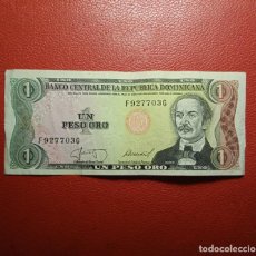 Monedas antiguas de América: BILLETE REPUBL DOMINICANA 1 PESO ORO 1978. Lote 313877028